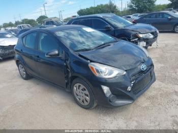  Salvage Toyota Prius c