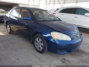  Salvage Toyota Corolla