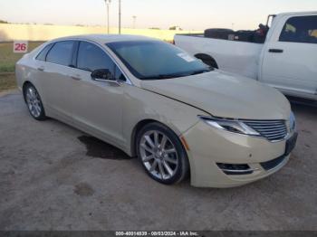  Salvage Lincoln MKZ Hybrid