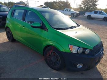  Salvage Chevrolet Sonic