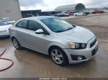  Salvage Chevrolet Sonic