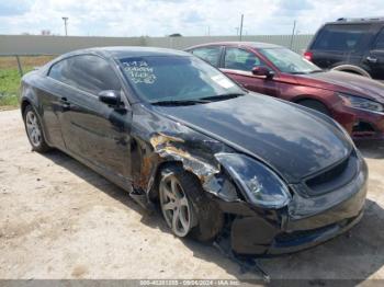  Salvage INFINITI G35