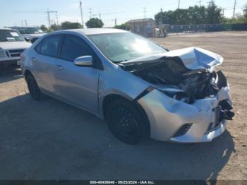  Salvage Toyota Corolla