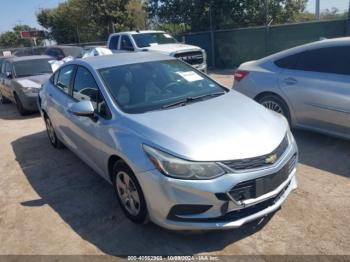  Salvage Chevrolet Cruze