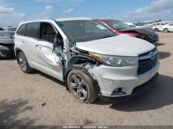  Salvage Toyota Highlander