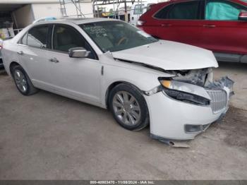  Salvage Lincoln MKZ