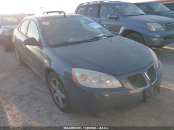  Salvage Pontiac G6