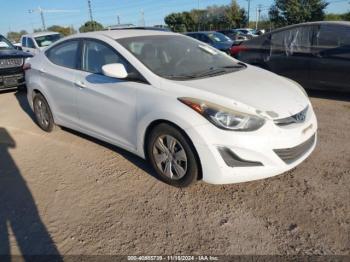  Salvage Hyundai ELANTRA