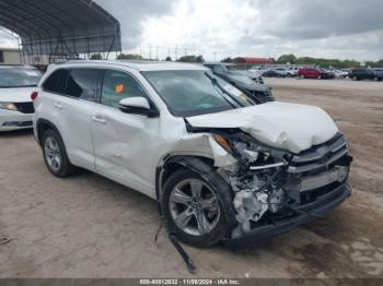  Salvage Toyota Highlander