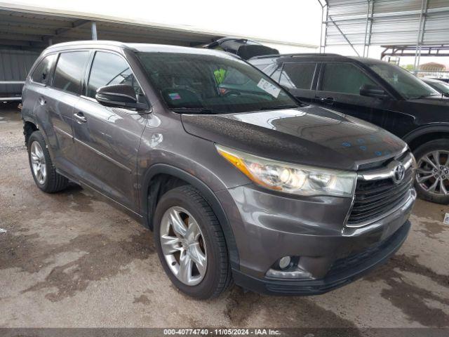  Salvage Toyota Highlander