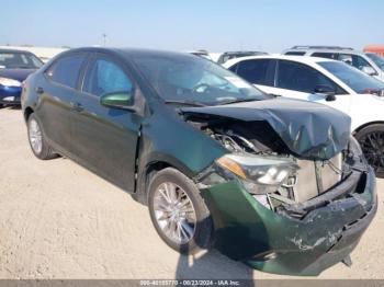  Salvage Toyota Corolla