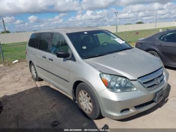  Salvage Honda Odyssey