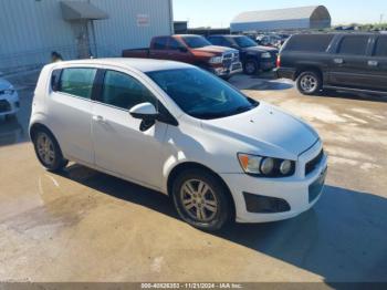  Salvage Chevrolet Sonic