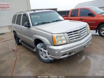  Salvage Cadillac Escalade