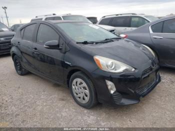  Salvage Toyota Prius c