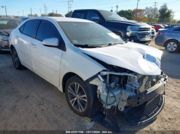  Salvage Toyota Corolla