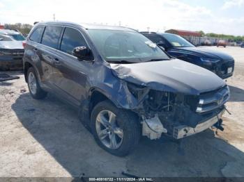  Salvage Toyota Highlander