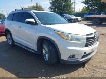  Salvage Toyota Highlander