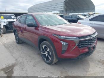  Salvage Chevrolet Trax