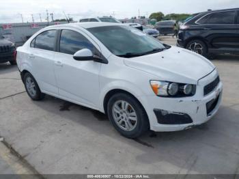  Salvage Chevrolet Sonic