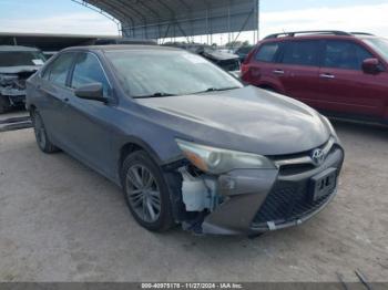  Salvage Toyota Camry