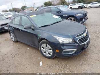  Salvage Chevrolet Cruze