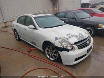  Salvage INFINITI G35