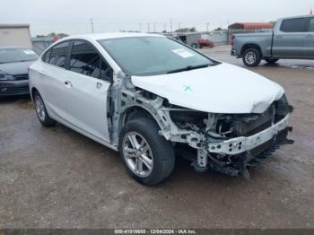  Salvage Chevrolet Cruze