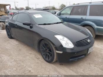  Salvage INFINITI G35