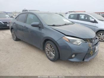  Salvage Toyota Corolla