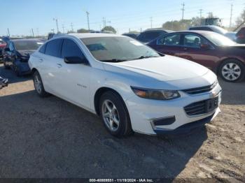  Salvage Chevrolet Malibu