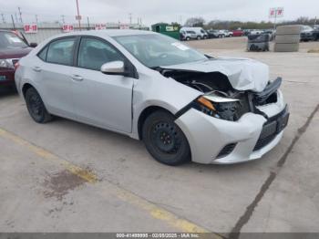  Salvage Toyota Corolla