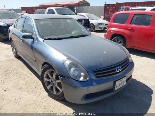  Salvage INFINITI G35