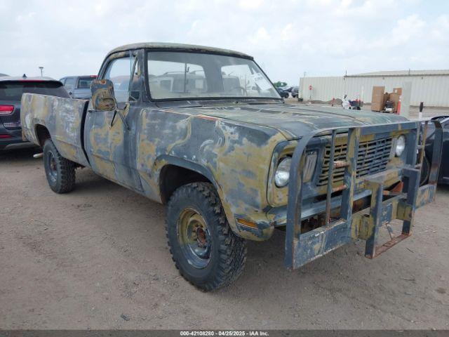  Salvage Dodge 1 Ton Power Wagon