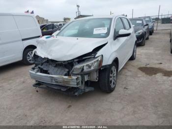  Salvage Chevrolet Sonic