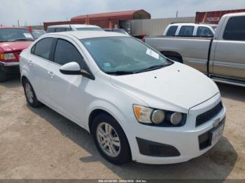  Salvage Chevrolet Sonic