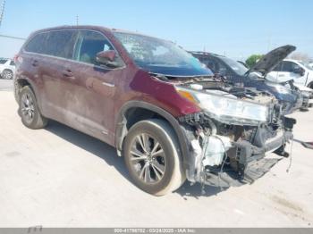  Salvage Toyota Highlander