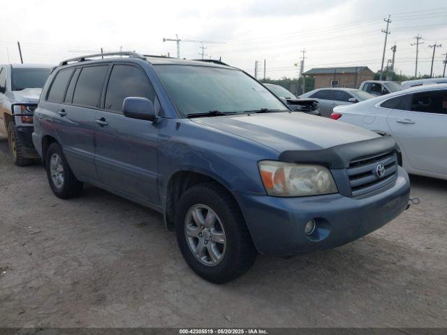  Salvage Toyota Highlander