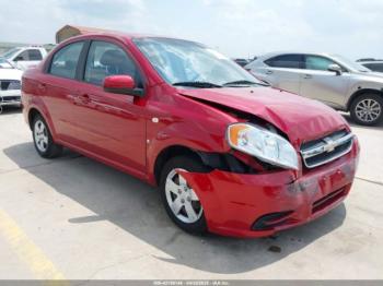  Salvage Chevrolet Aveo