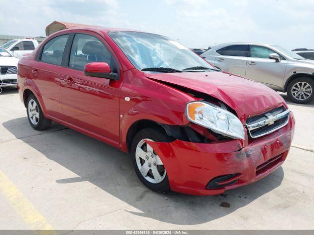  Salvage Chevrolet Aveo