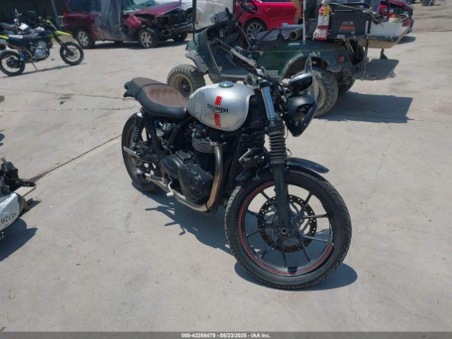  Salvage Triumph Motorcycle Street Twin