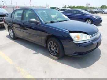  Salvage Chevrolet Malibu