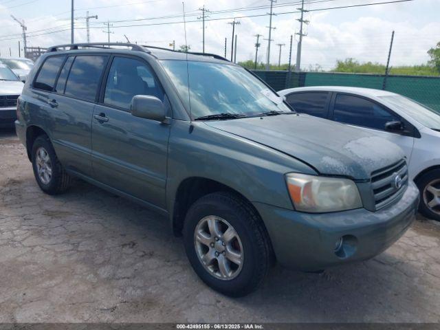  Salvage Toyota Highlander