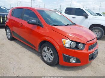  Salvage Chevrolet Sonic