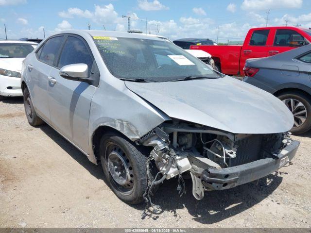  Salvage Toyota Corolla