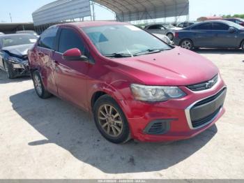  Salvage Chevrolet Sonic