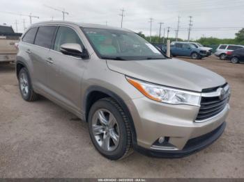  Salvage Toyota Highlander