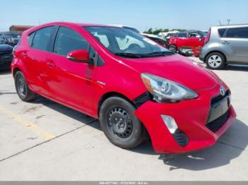  Salvage Toyota Prius c