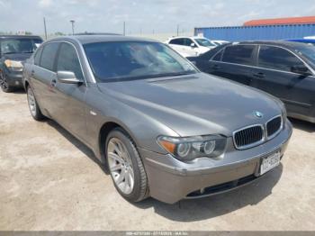  Salvage BMW 7 Series