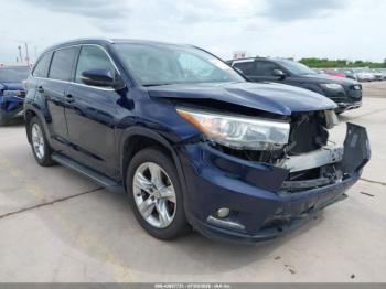  Salvage Toyota Highlander